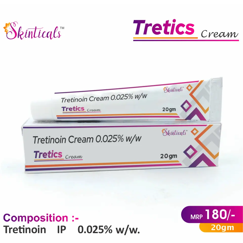 Tretinoin 0.025% | Best price for PCD Pharma Franchise | Topical retinoid for acne & skin rejuvenation